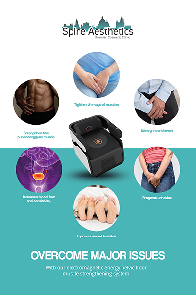 Image of EMS chair to treat Urine leakage Dudley from Spire Aesthetics
