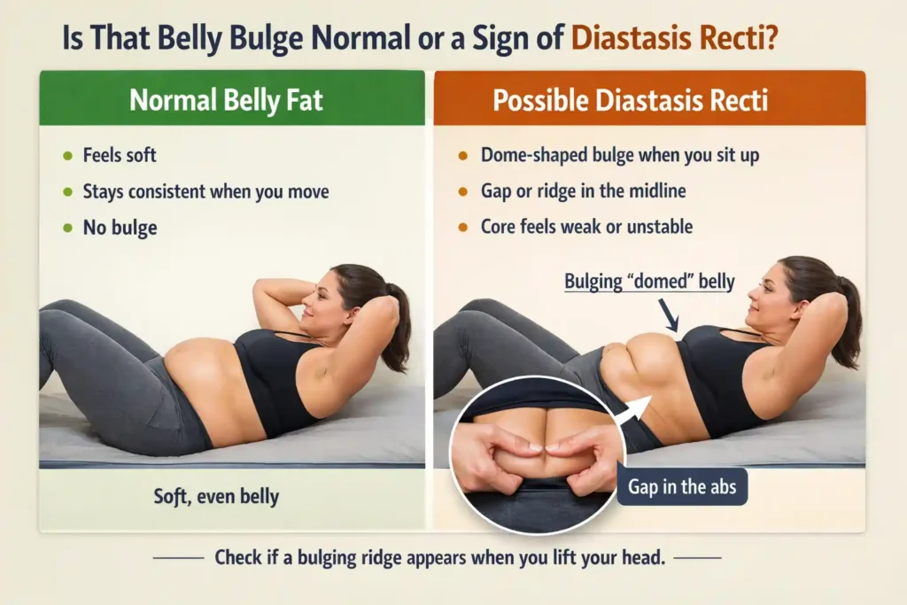 Is That Belly Bulge Normal or a Sign of Diastasis Recti Dudley