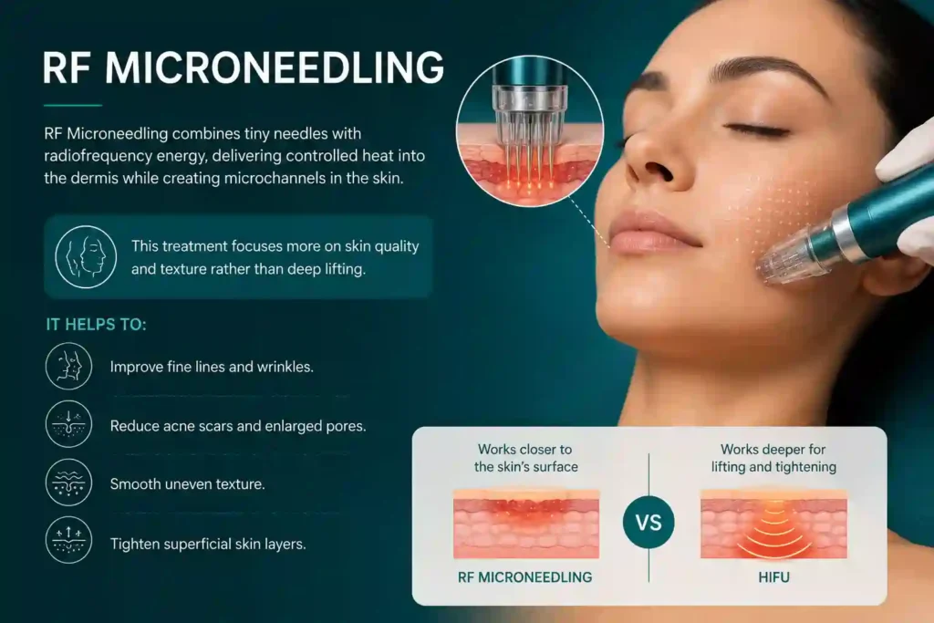 What Does RF Microneedling Do That HIFU Alone Cannot Dudley